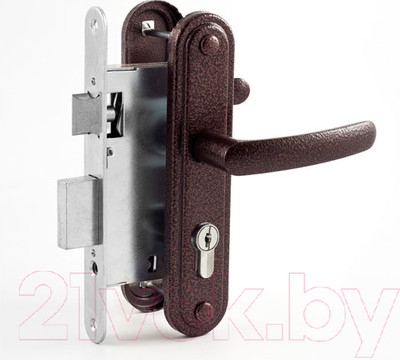 Замок врезной Омега ЗВ7.02 (медь)