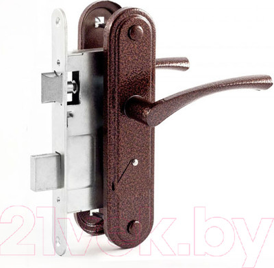 Замок врезной Омега ЗВ9.2-01 (медь)