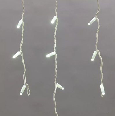 Светодиодная бахрома Neon-Night Айсикл 255-034 (2.4x0.6м, белый)
