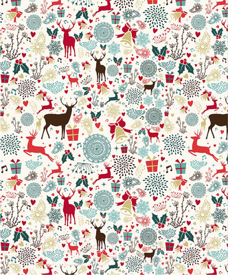 Скатерть JoyArty Новогодние олени / tc_185481 (120x145)