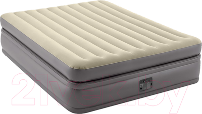 Надувная кровать Intex Queen Comfort Elevated 64164ND (152x203x51, встроенный электронный насос)