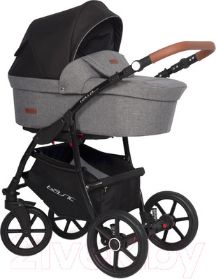 Детская универсальная коляска Riko Basic Bella Lux 2 в 1 (01/темно-серый)