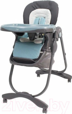 Стульчик для кормления Rant Cafe / RH300 (cерый/синий)