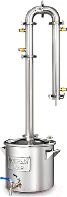 Дистиллятор бытовой ДОБРЫЙ ЖАР Абсолют (30л, 7 трубок)