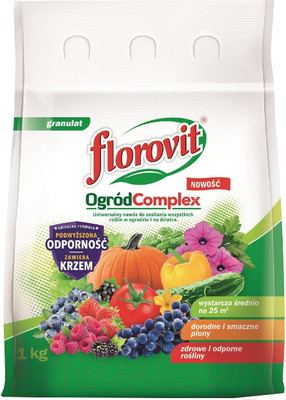 Удобрение Florovit Универсальный Сад Complex (1кг, гранулированное)