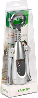 Штопор для вина Attribute Viva Chrome ATV122