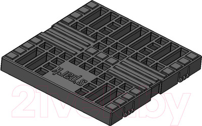 Крышка дождеприемника Стандартпарк РВ-14.14-ПП Для бокса / 817008.2-Ч (черный)