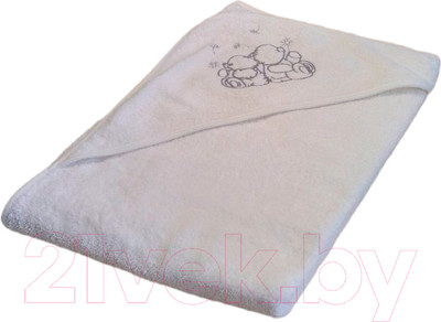 Полотенце с капюшоном Goodness Махровое 100x100 (белый)