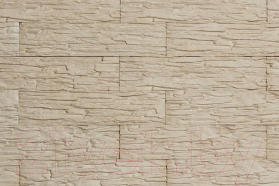 Декоративный камень гипсовый РуБелЭко Афины 2 А2беж Виброформованный (бежевый)