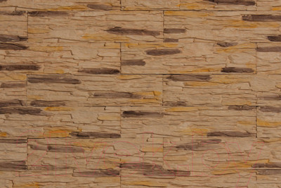 Декоративный камень гипсовый РуБелЭко Афины 3 А3кор Виброформованный (коричневый)