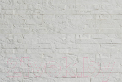 Декоративный камень гипсовый РуБелЭко Гавана 1 Г1бел Виброформованный (белый)