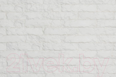 Декоративный камень гипсовый РуБелЭко Рим 1 Р1бел Виброформованный (белый)