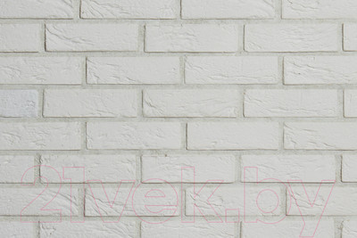 Декоративный камень гипсовый РуБелЭко София 1 С1бел Виброформованный (белый)