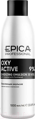 Эмульсия для окисления краски Epica Professional Oxy Active 9% 30 vol (1л)