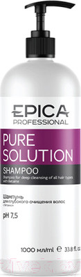 Шампунь для волос Epica Professional Pure Solution Для глубокого очищения (1л)