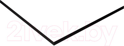 Экран для душевого поддона Cezares TRAY-AS-A-90-100-SCR-NERO