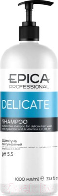 Шампунь для волос Epica Professional Delicate Бессульфатный (1л)