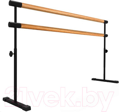 Станок хореографический Dinamika Мобильный двухрядный / ZSO-002291 (2м, регулируемый)