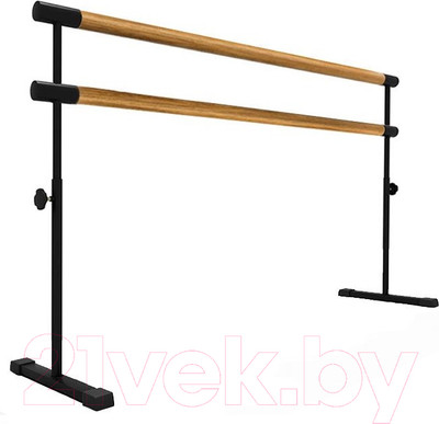 Станок хореографический Dinamika Мобильный двухрядный / ZSO-002292 (1.5м, регулируемый)