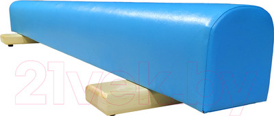 Бревно гимнастическое Dinamika Детское на опорах / ZSO-002268 (2м, мягкое)