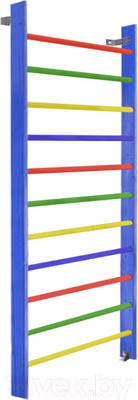 Шведская стенка Dinamika Цветная ZSO-000060 (2.4x1, сосна)