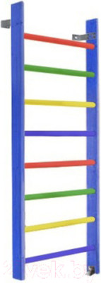 Шведская стенка Dinamika Цветная ZSO-000096 (3.2x0.8, сосна)