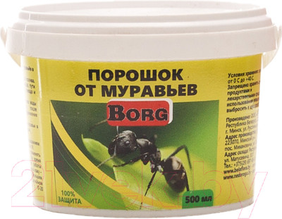Порошок от насекомых Borg Против муравьев (500мл)