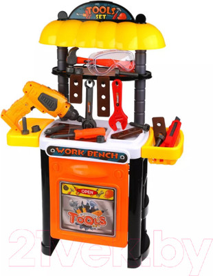 Верстак-стол игрушечный Наша игрушка Юный механик / 36778-115