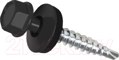 Саморез ЕКТ Кровельный РТ3 5.5х19 / BW000087 (300шт, RAL 9005)