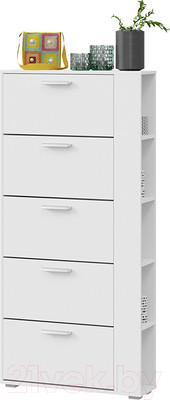 Тумба для обуви ТриЯ Эрика тип 2 (белый ясень)