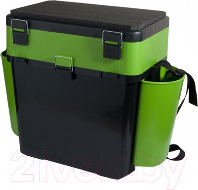 Ящик рыболовный Helios FishBox / 0064062 (19л, зеленый)