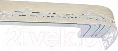 Карниз для штор LEGRAND Лиана с поворотами 2.4м / 58 066 019 (бежевый)