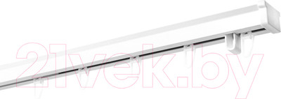 Карниз для штор LEGRAND раздвижной 1.6-2.2м 1-но рядный / 58 091 488 (белый)