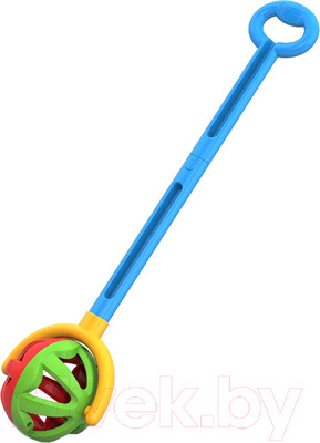 Игрушка-каталка Нордпласт Шарик / 762/1 (зеленый/красный)