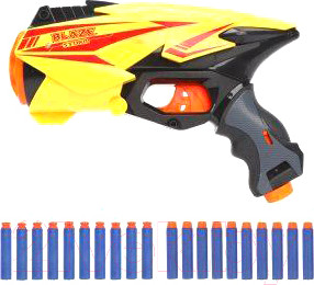 Бластер игрушечный Наша игрушка С мягкими пулями / 7039