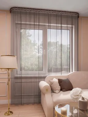 Гардина LEGRAND Грек 300x260 / 58 081 949 с утяжелителем (шоколад)