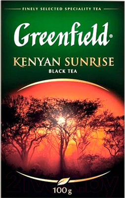 Чай листовой GREENFIELD Kenyan Sunrise черный (100г)
