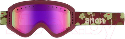 Маска горнолыжная Anon Tracker Flower / 18527102971NA