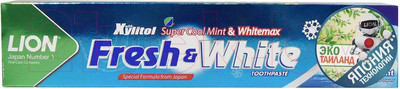 Зубная паста Lion Отбеливающая супер прохладная Мята Fresh & White (160г)