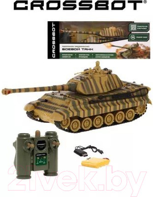 Радиоуправляемая игрушка Crossbot Танк King Tiger / 870628