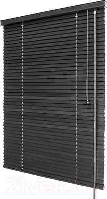 Жалюзи горизонтальные АС МАРТ 25-62 85x150 (черный)