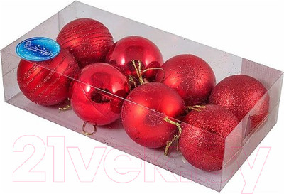 Набор шаров новогодних Волшебная страна SYCB17-536 / 003377 (8шт)