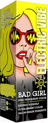 Пигмент прямого действия Bad Girl Electric Vibe неоновый желтый (150мл)