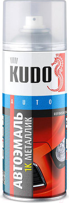 Эмаль автомобильная Kudo Снежная королева металлик 690 / KU41690 (520мл)