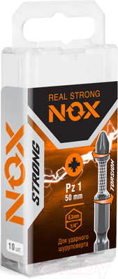 Набор бит Nox Strong Torsion E6.3 Pz1-50 / 337150 (10шт)