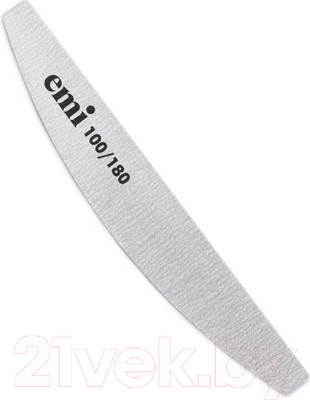 Пилка для ногтей E.Mi Zebra Oval 100/180