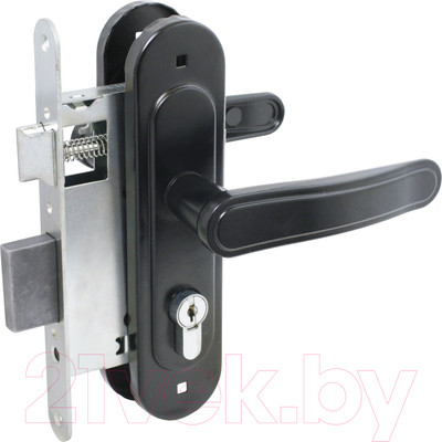 Замок врезной Птимаш ЗВ4-3.03 (черный)