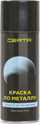 Краска Certa По металлу 3в1 (520мл, зеленый мох)