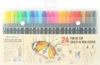 Набор маркеров Darvish DV-13142-24 (24цв)
