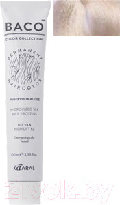 Крем-краска для волос Kaaral Baco Hydrolyzed Silk 12.0 (100мл, блондин натуральный)